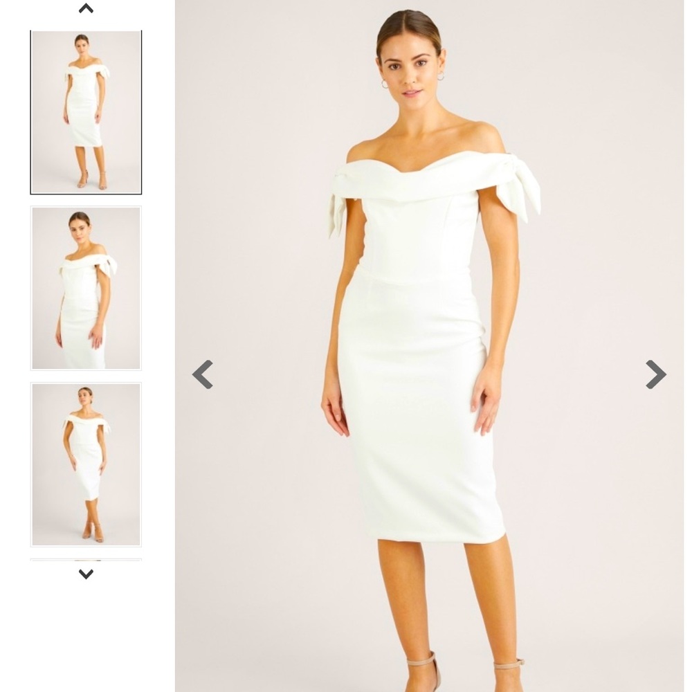 The Pretty Dress - Tilly pencil dress Size 10US/14UK Ivory
